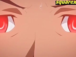 Her first pussy creampie (teen anime 3some)
