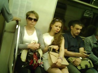 upskirt in Metro-8