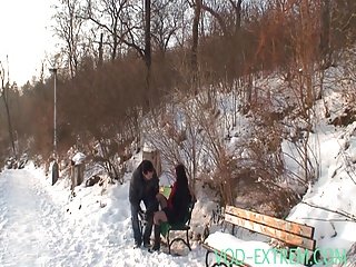 Old man Fucks young Girls outdoor