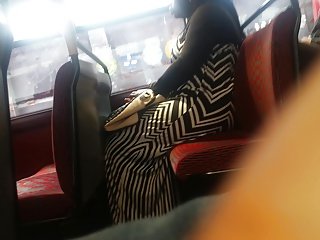 Big Booty Zebra Dress Candid Pt 2.