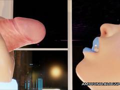 浪漫的3D Emo情侣爱在虚拟成人游戏！