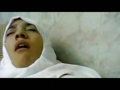 Горячая арабская хиджаб девочка трахается