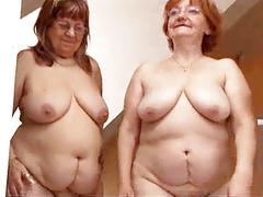 Lesbian BBW Granny piace a Fat Mature
