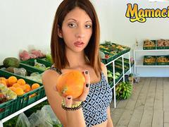 Carne Del Mercado - Skinny Big Ass Colombian Teen Picked Up And Fucked Hard