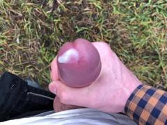 Horny BOY with HUGE DICK(23cm) Jerking OFF OUTDOOR IN THE COLD WEATHER